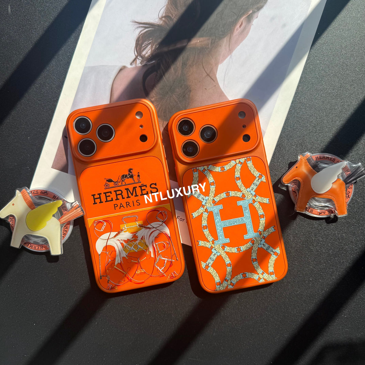 Orange Juice Magsafe Case with Holder (Horse)