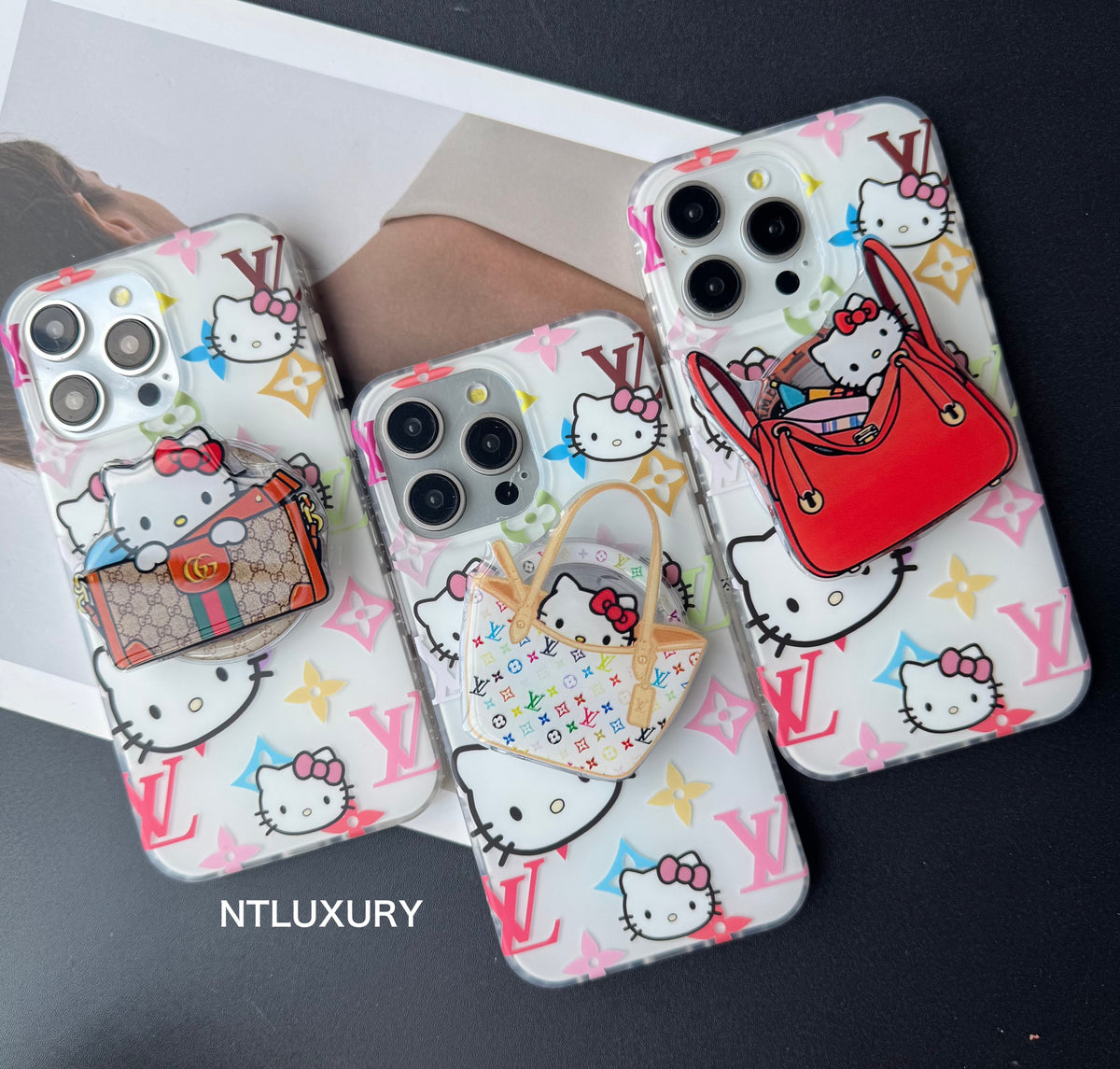 Coque de téléphone Cat Love 2 Design avec support MagSafe