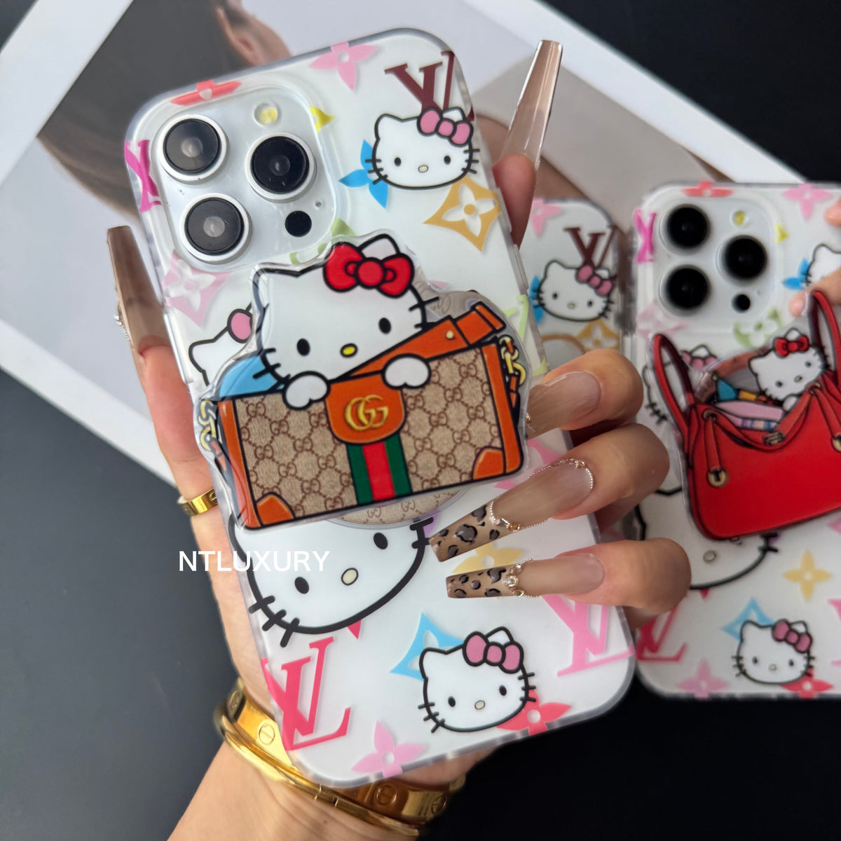 Coque de téléphone Cat Love 2 Design avec support MagSafe