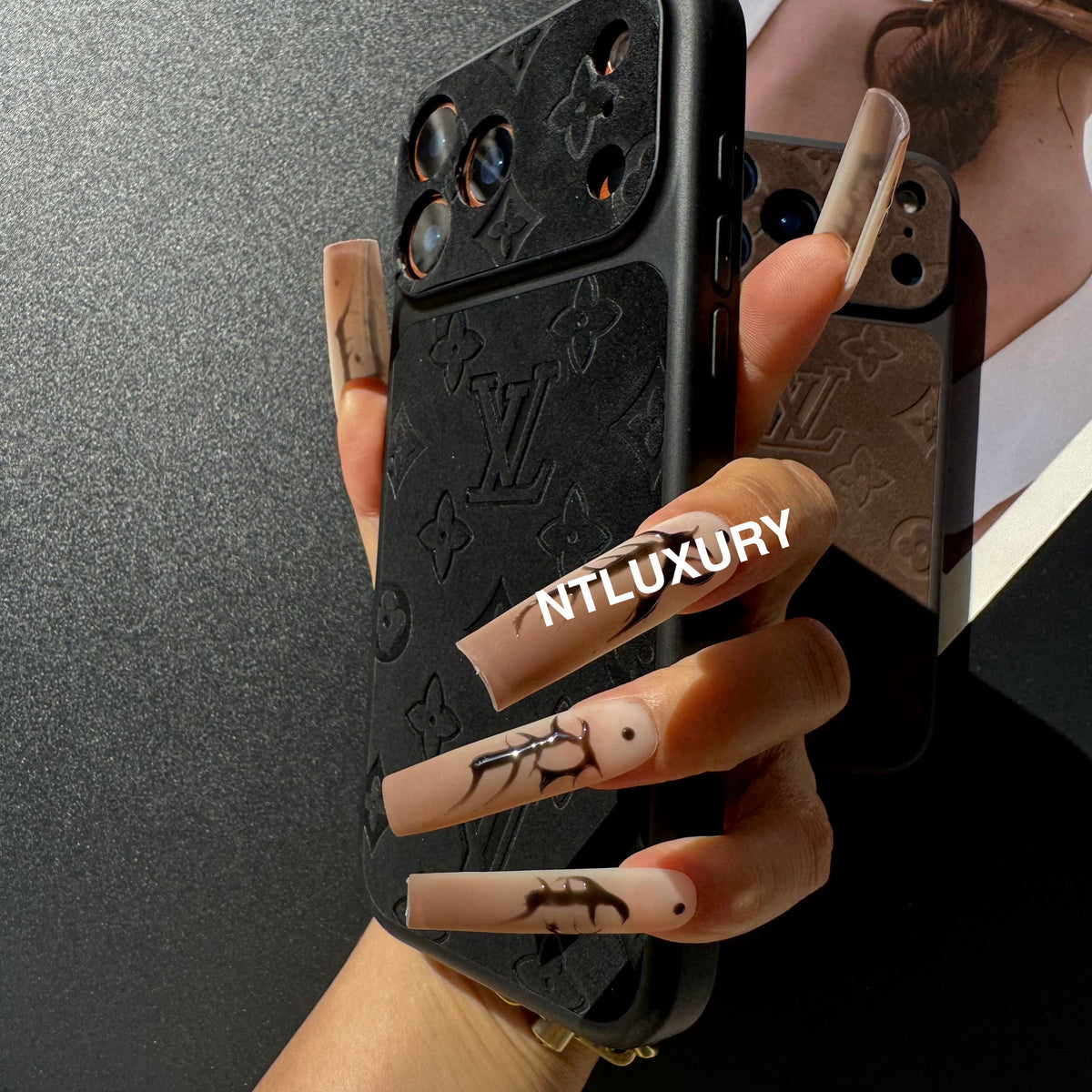 Suede Love Design Phone Case