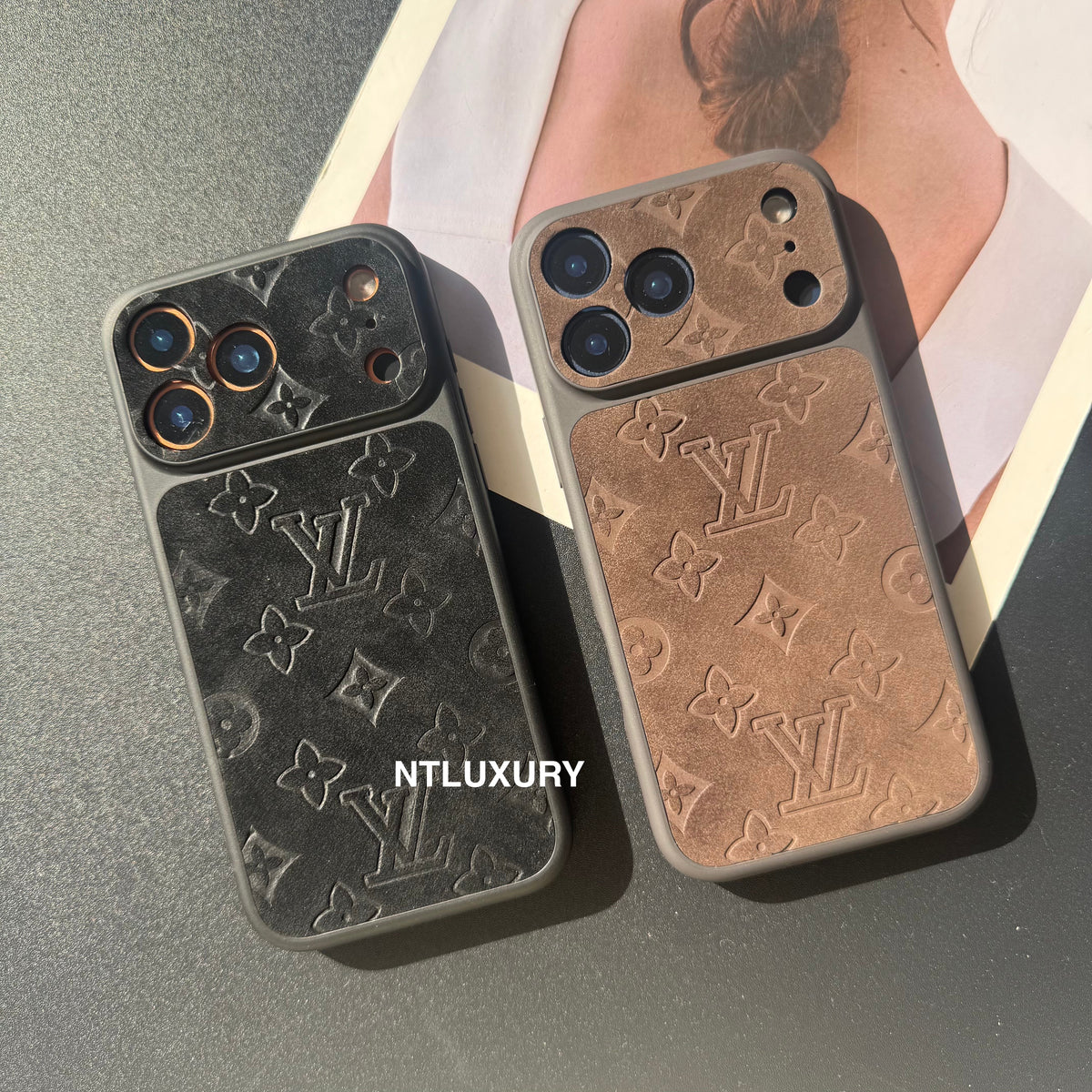 Suede Love Design Phone Case