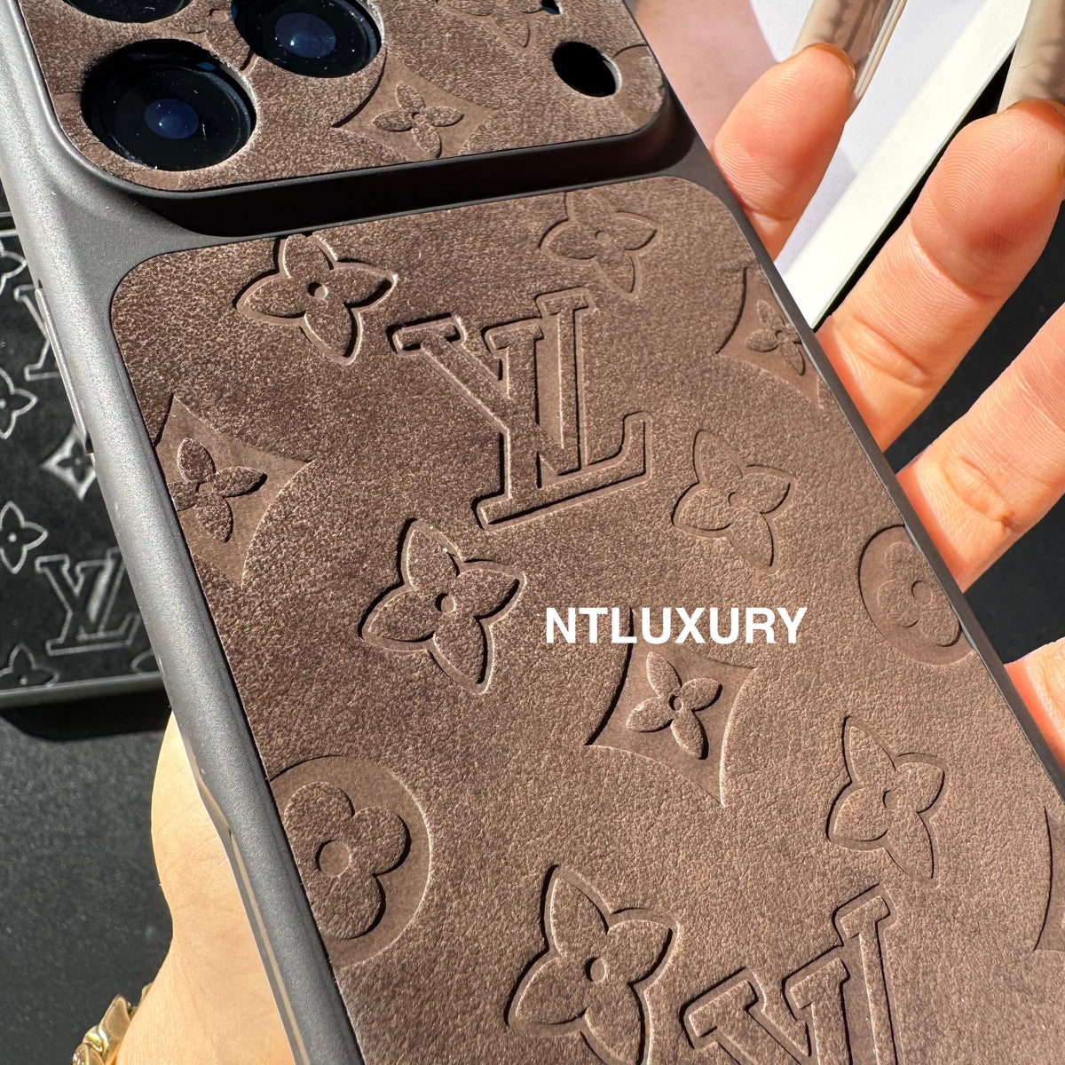 Suede Love Design Phone Case