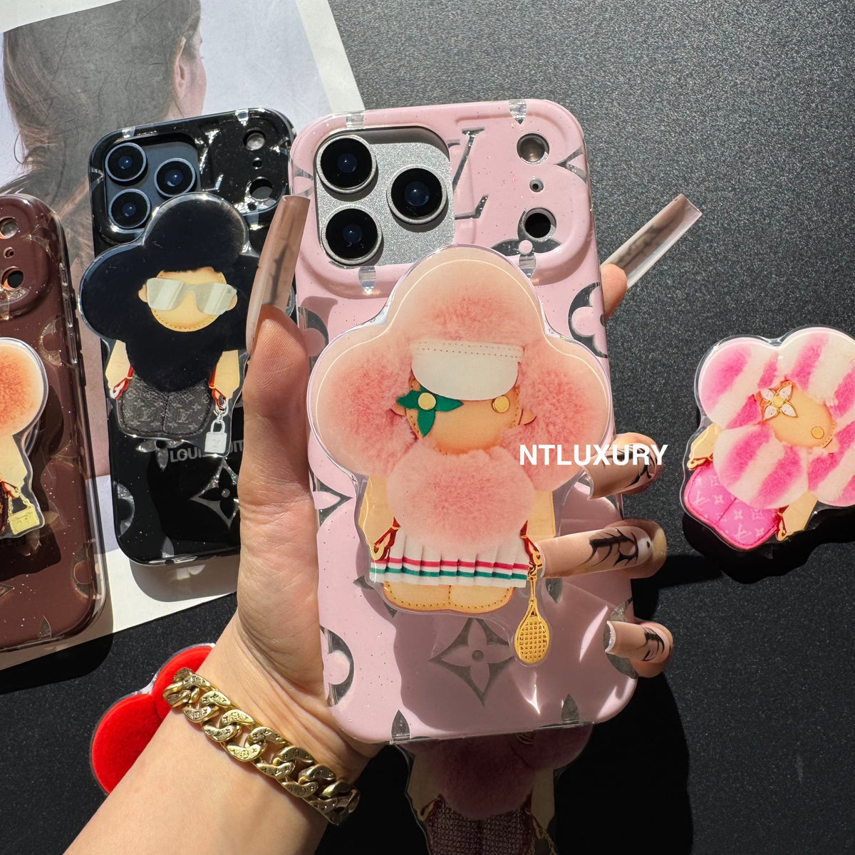Coque de téléphone Magsafe Fancy Love Doll avec support