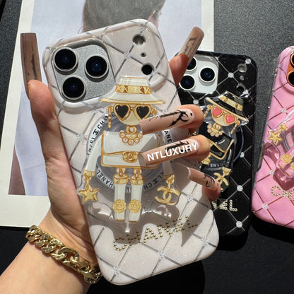 Jolie coque de téléphone Magsafe CC Lady avec support