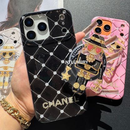 Jolie coque de téléphone Magsafe CC Lady avec support