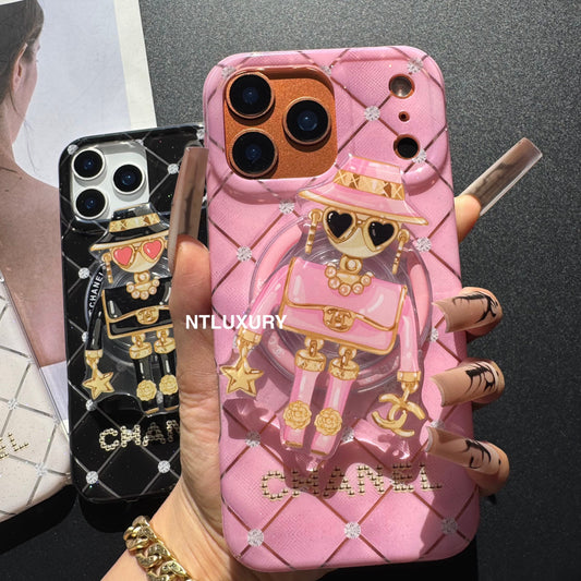 Cute CC Lady Magsafe Phone Case with Holder