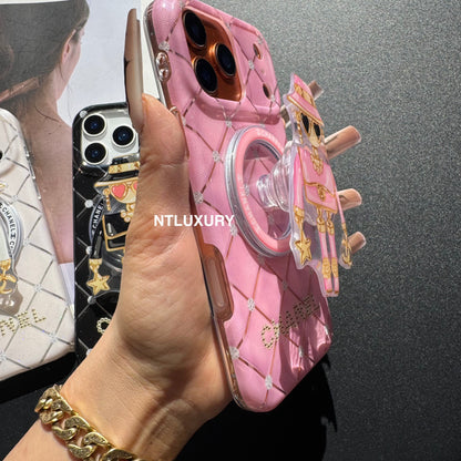 Jolie coque de téléphone Magsafe CC Lady avec support