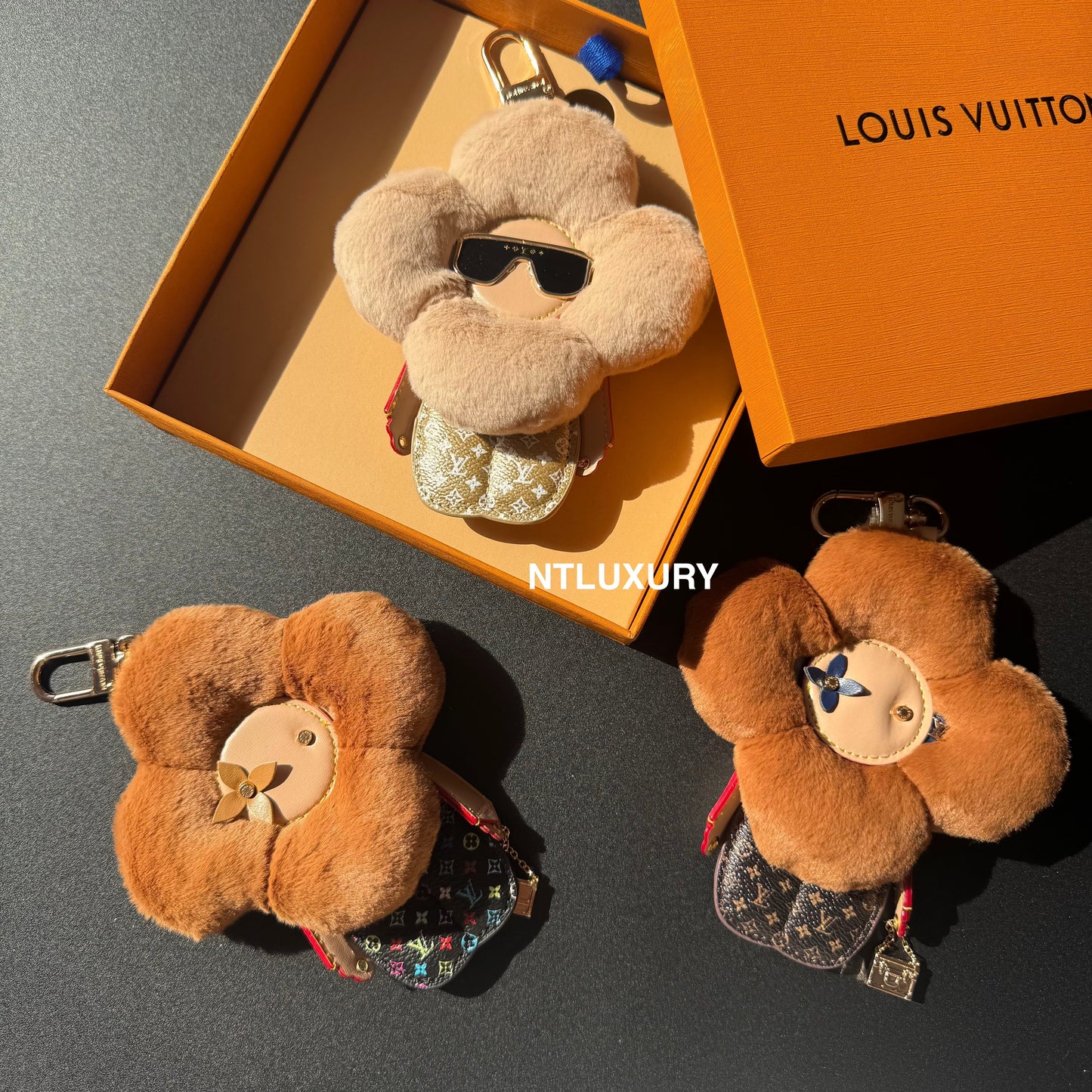 Vivian Love Doll Furry Pendant Key Chain