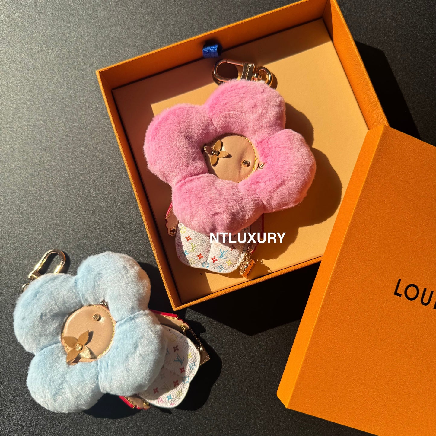 Vivian Love Doll Furry Pendant Key Chain