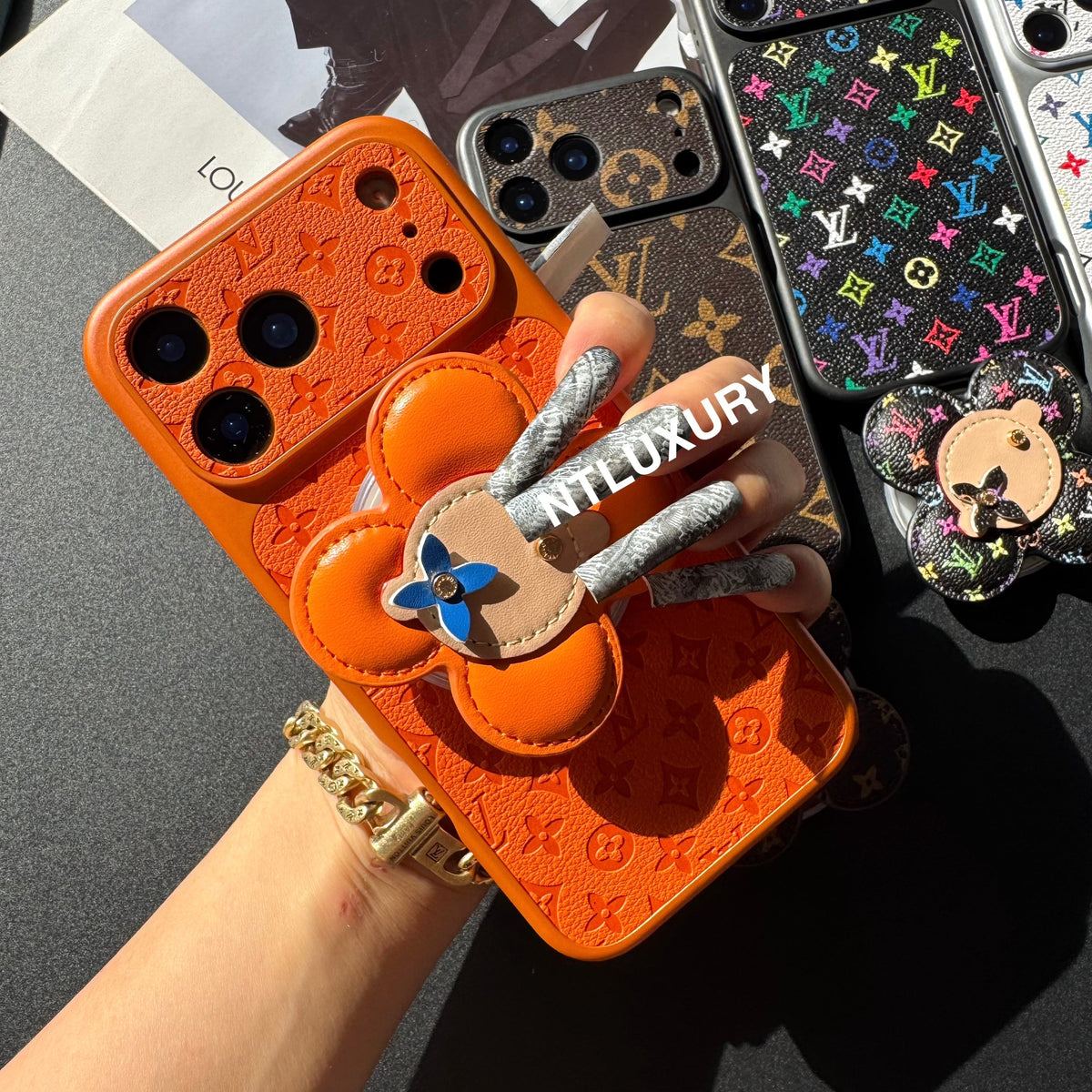 Orangensaft-Handyhülle mit Magsafe-Halterung