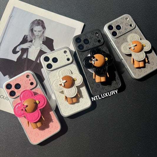 Orange Juice Phone Case with Magsafe Holder (Colorful Doll)