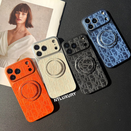 Orange Juice Denim Dove Phone Case with Magsafe Holder