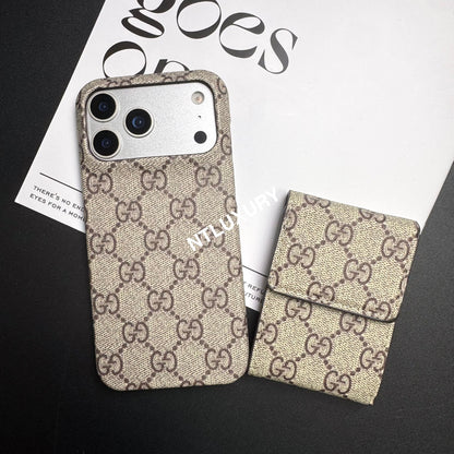 Vintage Floral Magsafe Phone Case With Magsafe Purse