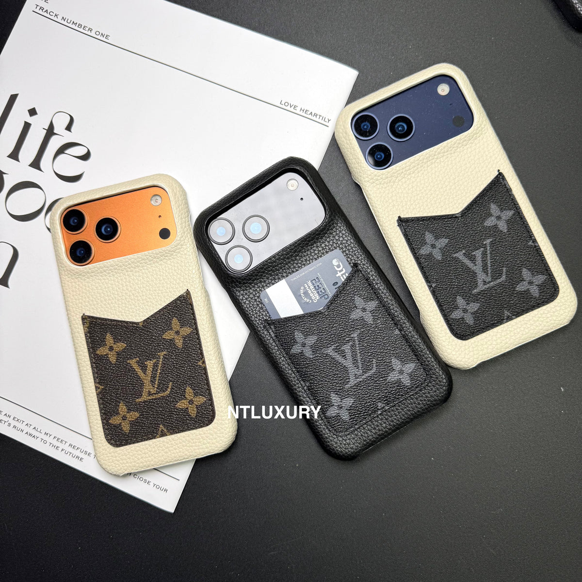 Chic Girl Floral Phone Case With Card Pocket