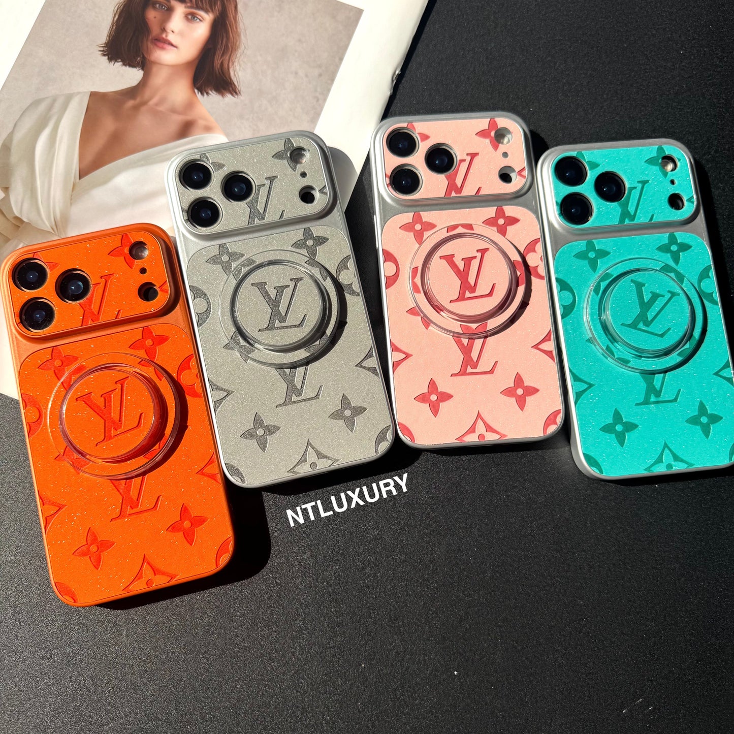 Orange Juice Glitter Love with Magsafe Holder