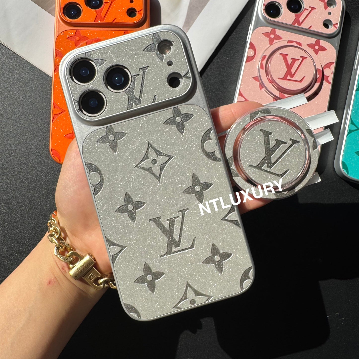 Orange Juice Glitter Love with Magsafe Holder