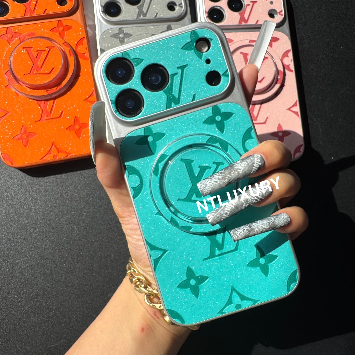 Orange Juice Glitter Love with Magsafe Holder