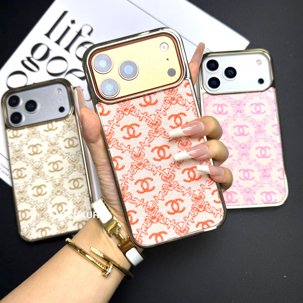 Embroidery Golden Life Phone Case