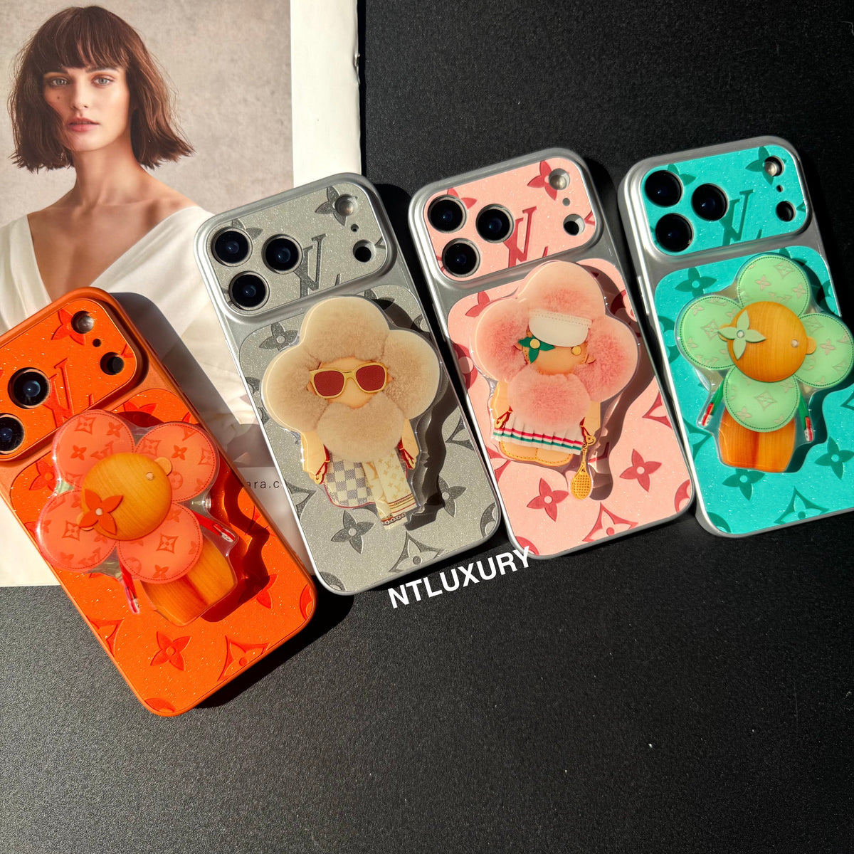 Orange Juice Glitter Love mit MagSafe Halterung (Puppe)