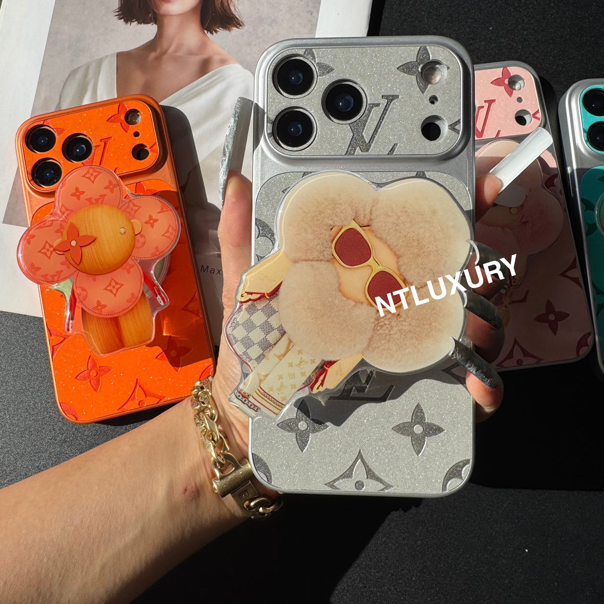 Orange Juice Glitter Love mit MagSafe Halterung (Puppe)