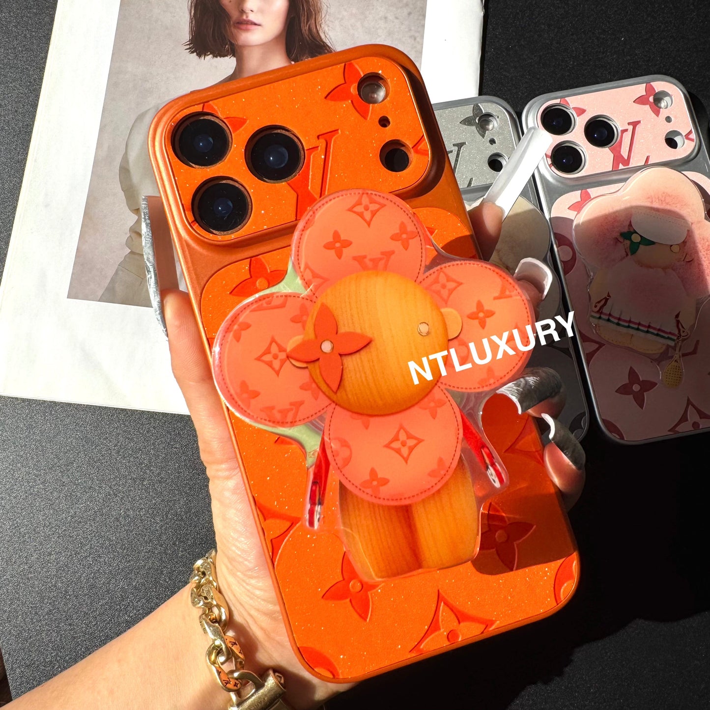 Orange Juice Glitter Love with Magsafe Holder (Doll)