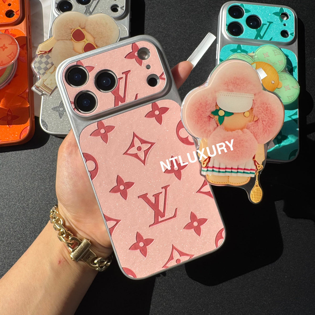 Orange Juice Glitter Love mit MagSafe Halterung (Puppe)