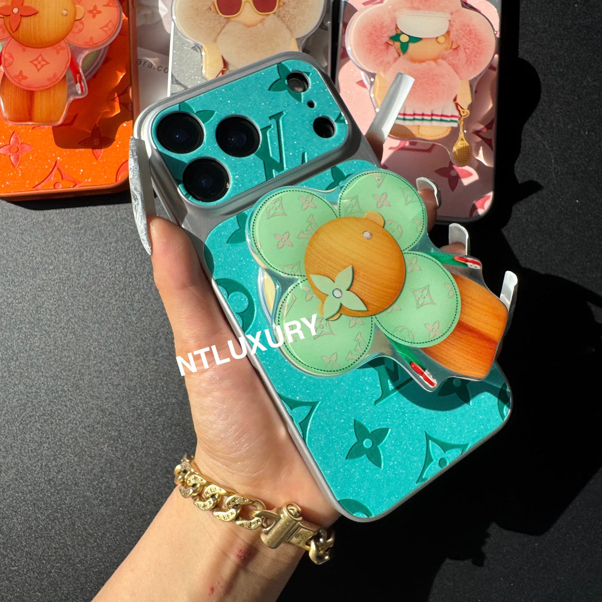Orange Juice Glitter Love mit MagSafe Halterung (Puppe)