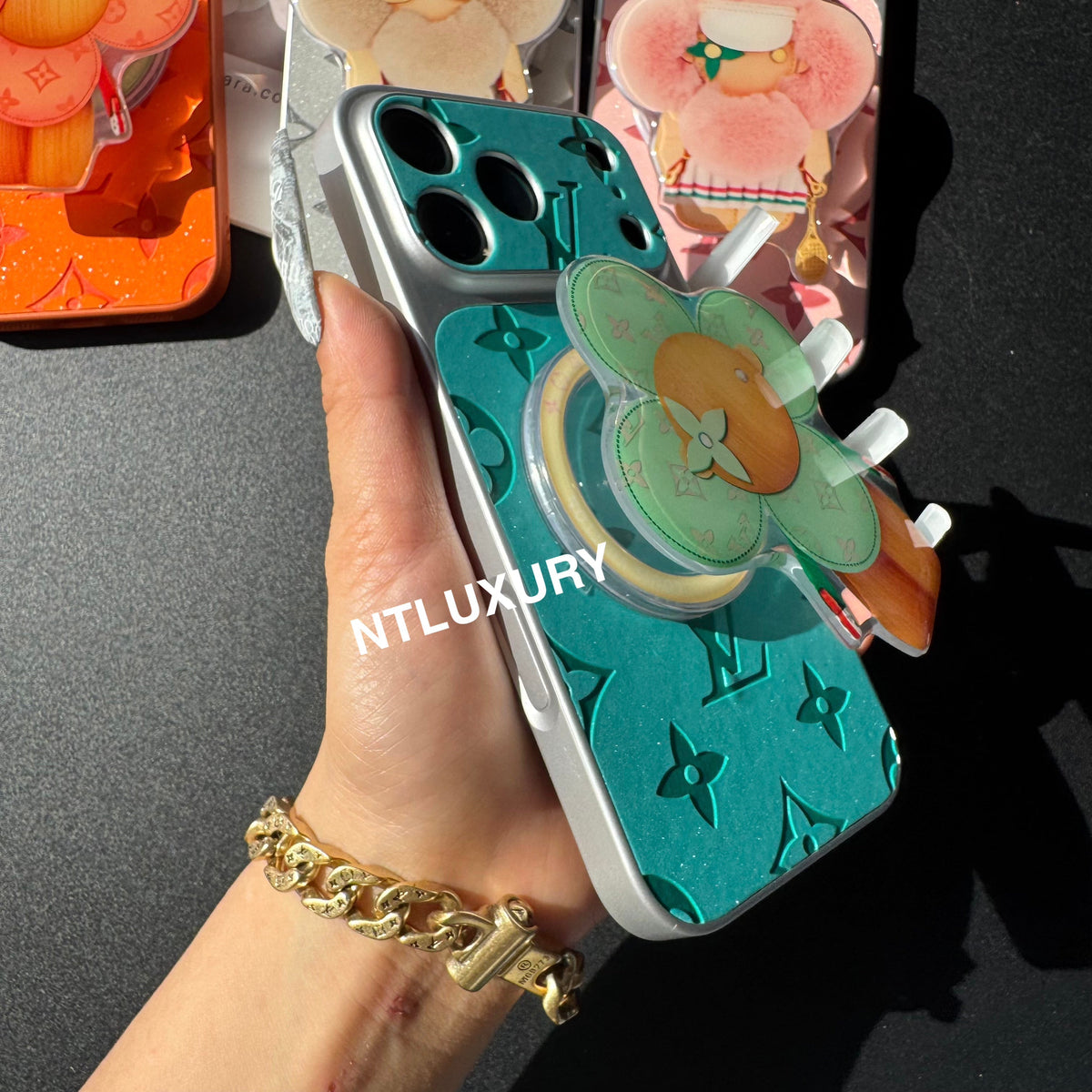 Orange Juice Glitter Love mit MagSafe Halterung (Puppe)