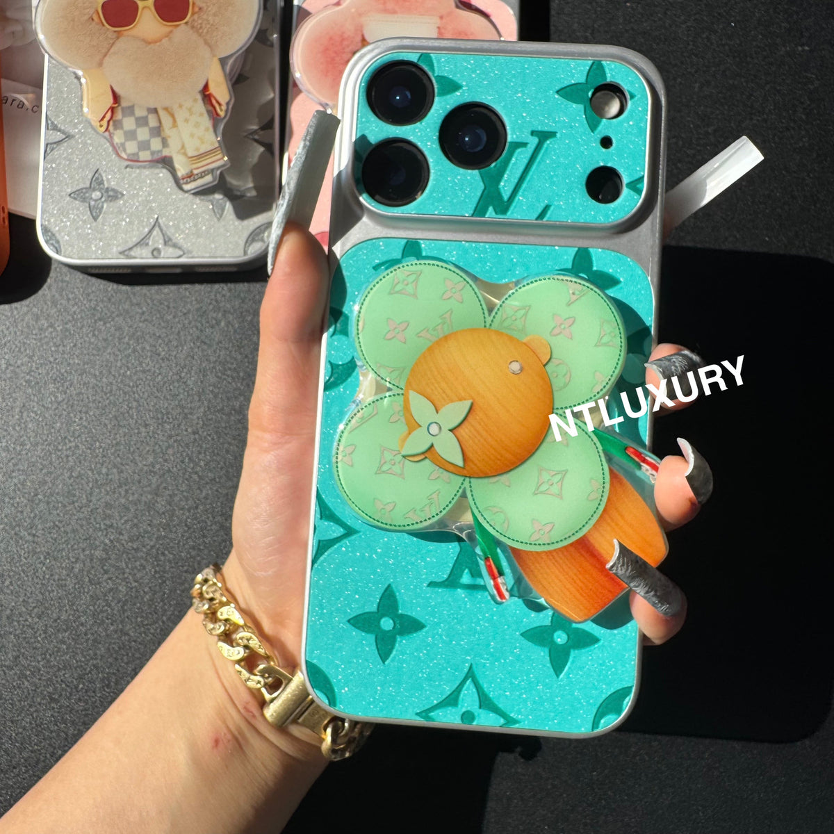Orange Juice Glitter Love mit MagSafe Halterung (Puppe)