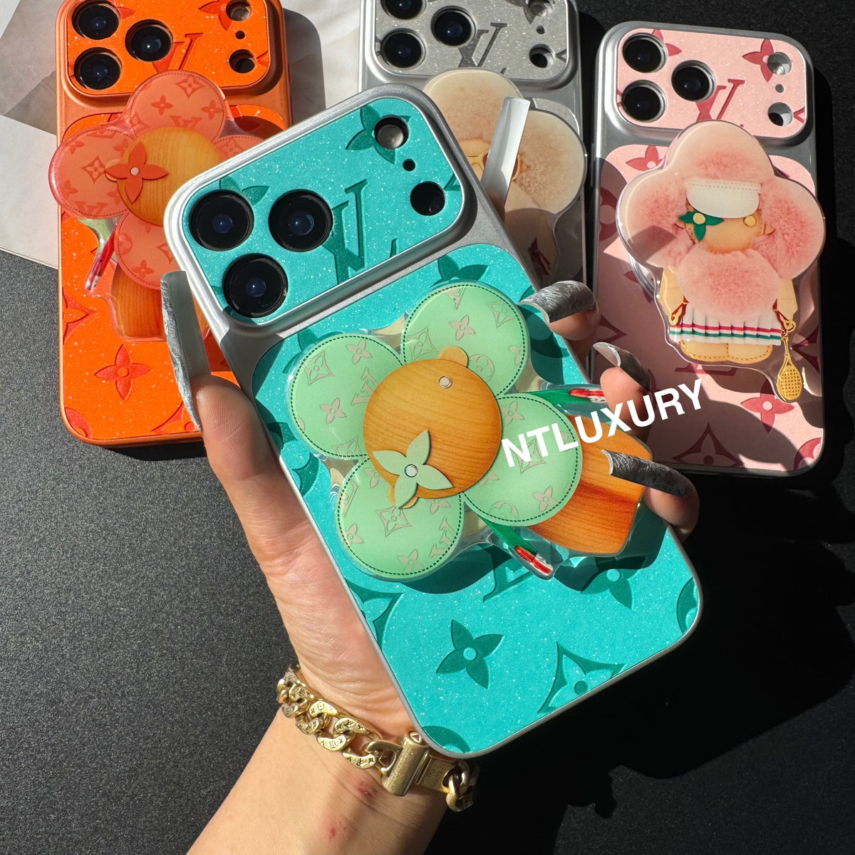 Orange Juice Glitter Love mit MagSafe Halterung (Puppe)