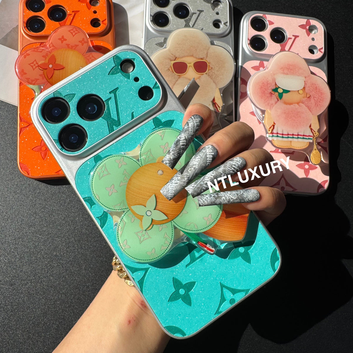 Orange Juice Glitter Love mit MagSafe Halterung (Puppe)