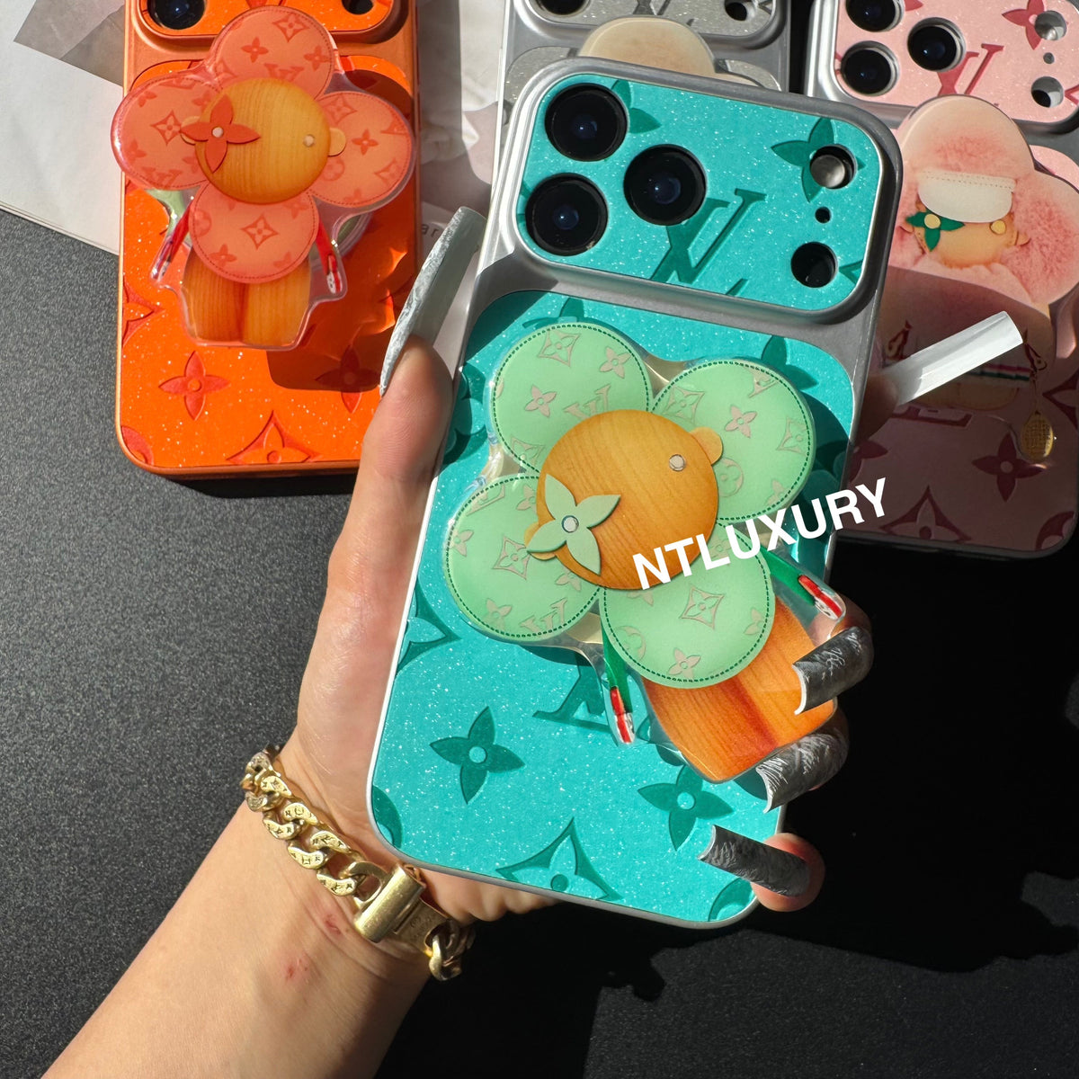 Orange Juice Glitter Love mit MagSafe Halterung (Puppe)
