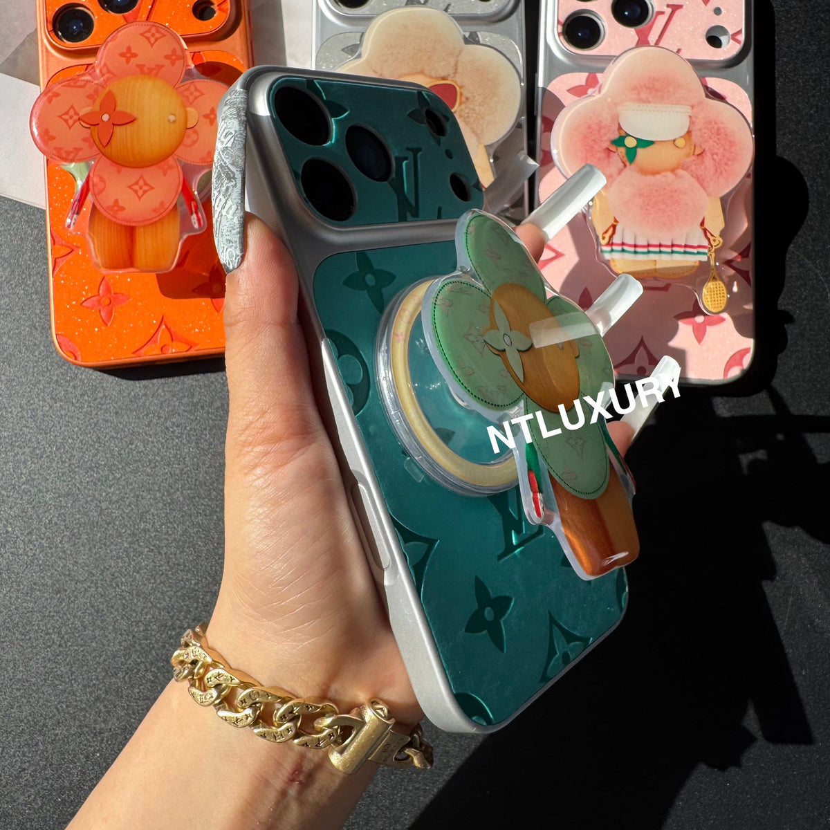 Orange Juice Glitter Love mit MagSafe Halterung (Puppe)