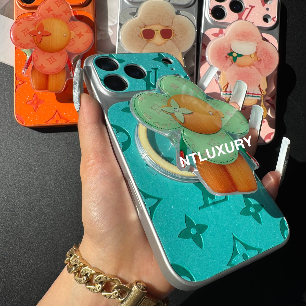 Orange Juice Glitter Love mit MagSafe Halterung (Puppe)