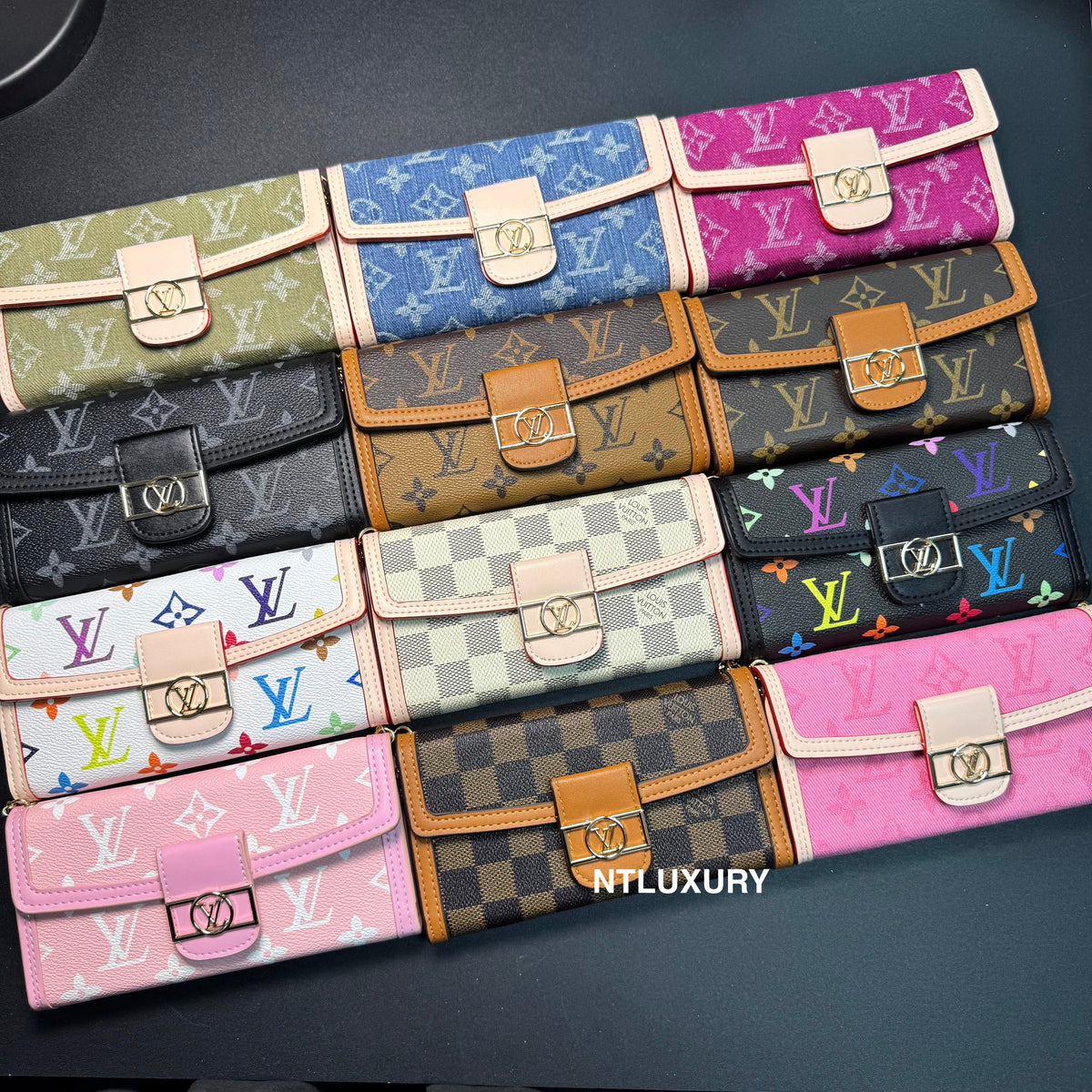 Love Wallet Phone Case Match Cute Mini Wallet (12 Colors Set)