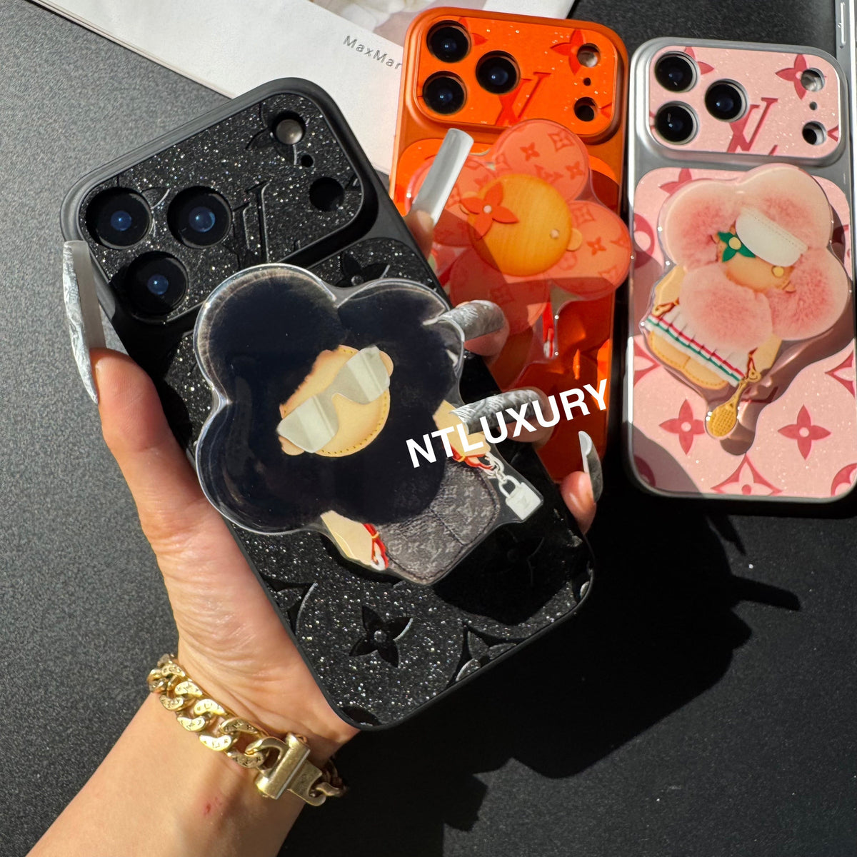 Orange Juice Glitter Love mit MagSafe Halterung (Puppe)