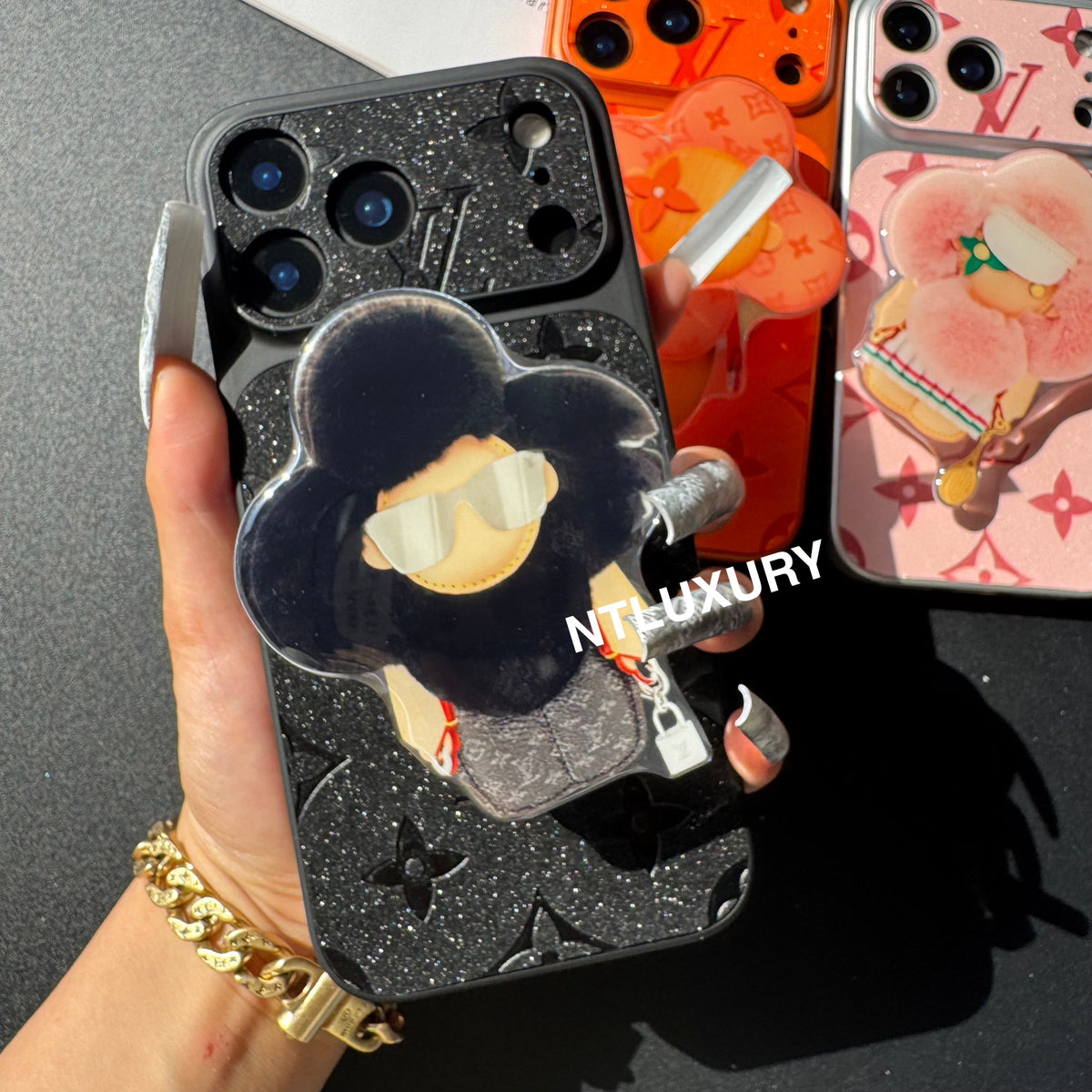 Orange Juice Glitter Love mit MagSafe Halterung (Puppe)