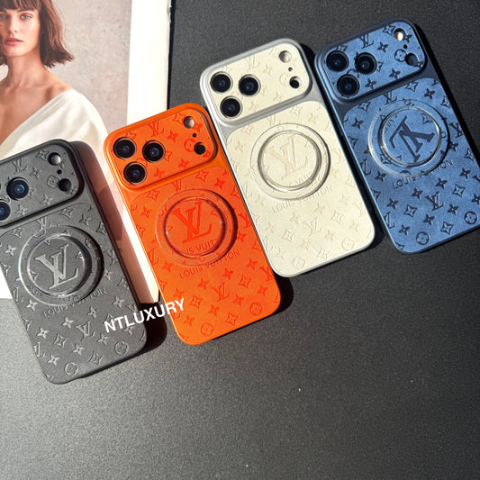 Orange Juice Denim Love Phone Case with Magsafe Holder