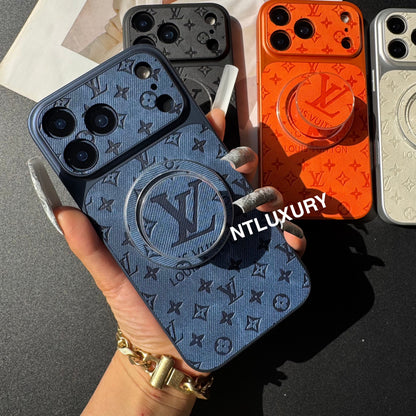 Orange Juice Denim Love Phone Case with Magsafe Holder
