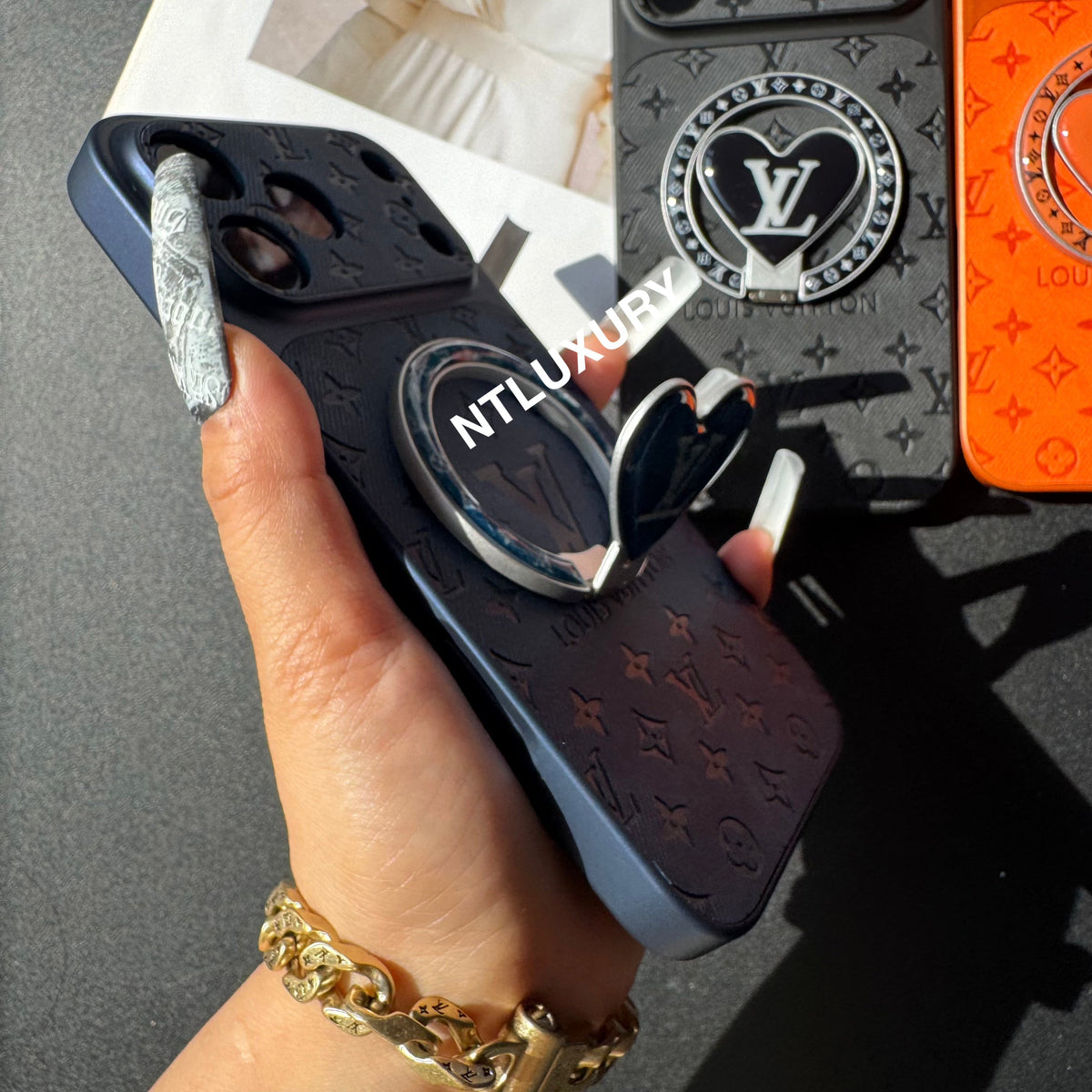 Orange Juice Denim Love Handyhülle mit neuem Magsafe Halter