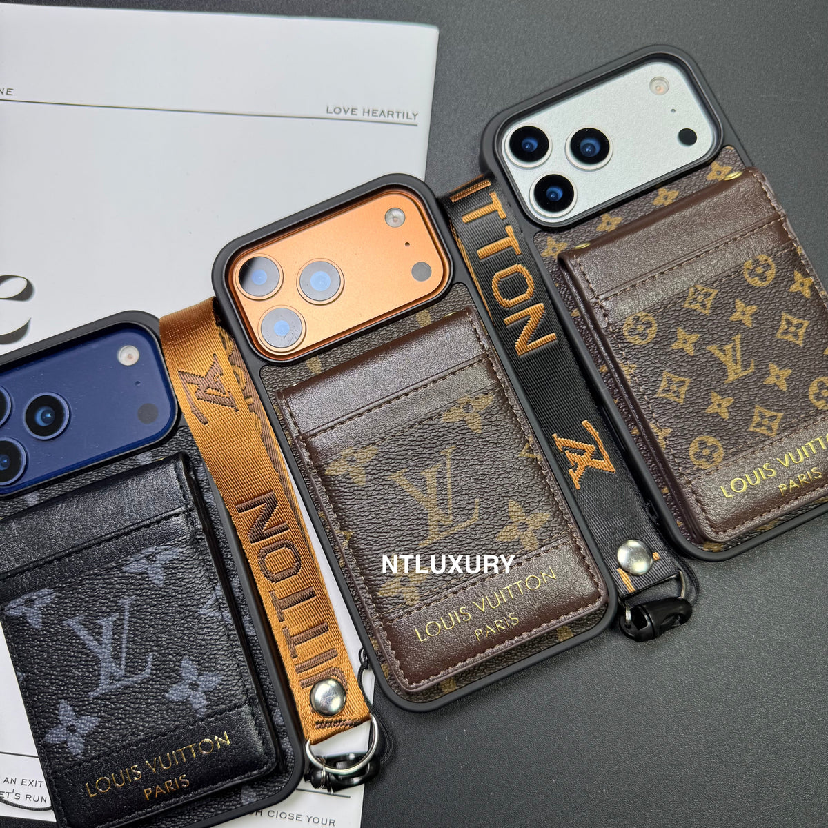 Custodia per telefono Amore Tradizionale con retro a specchio - Pochette