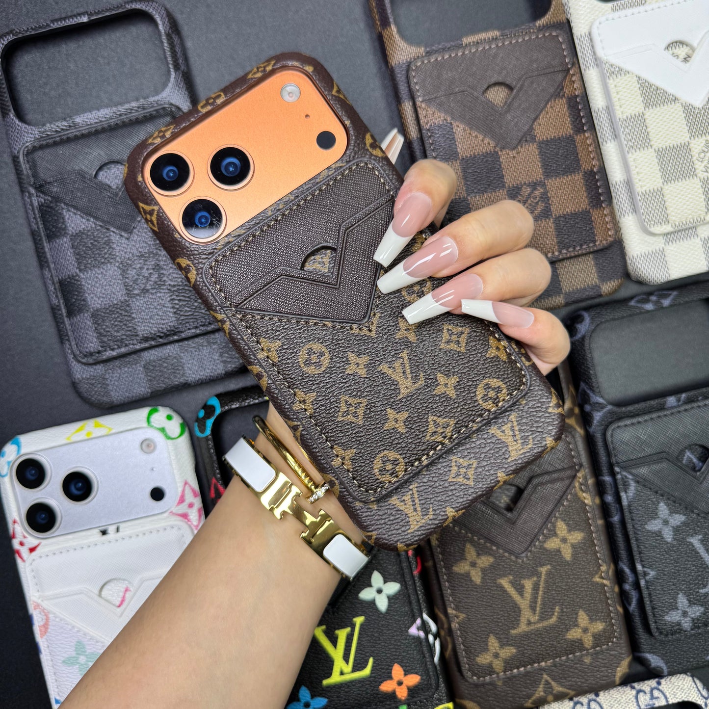 Traditional Love Magsafe Phone Case with Pocket Purse