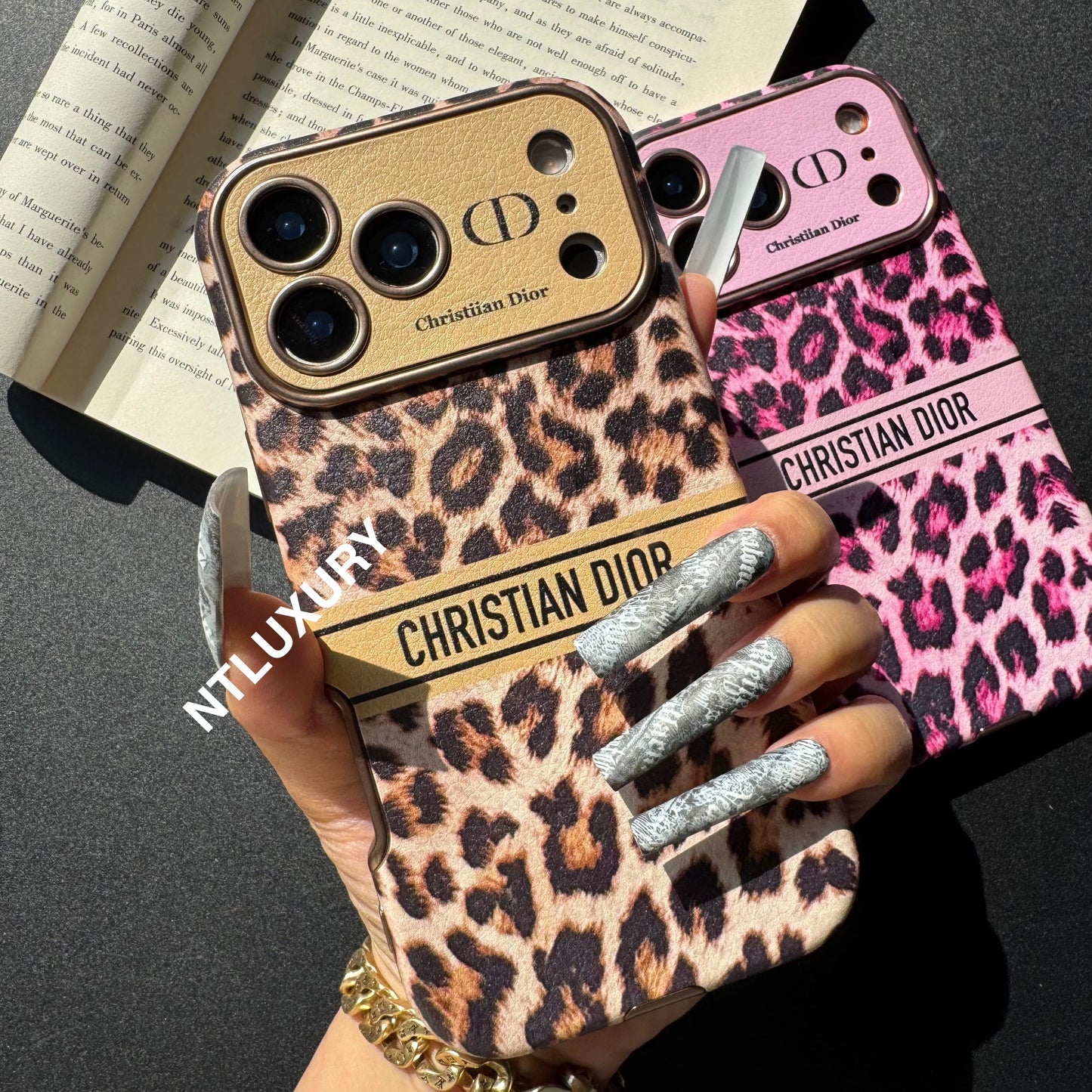 Leopard Design Love Phone Case