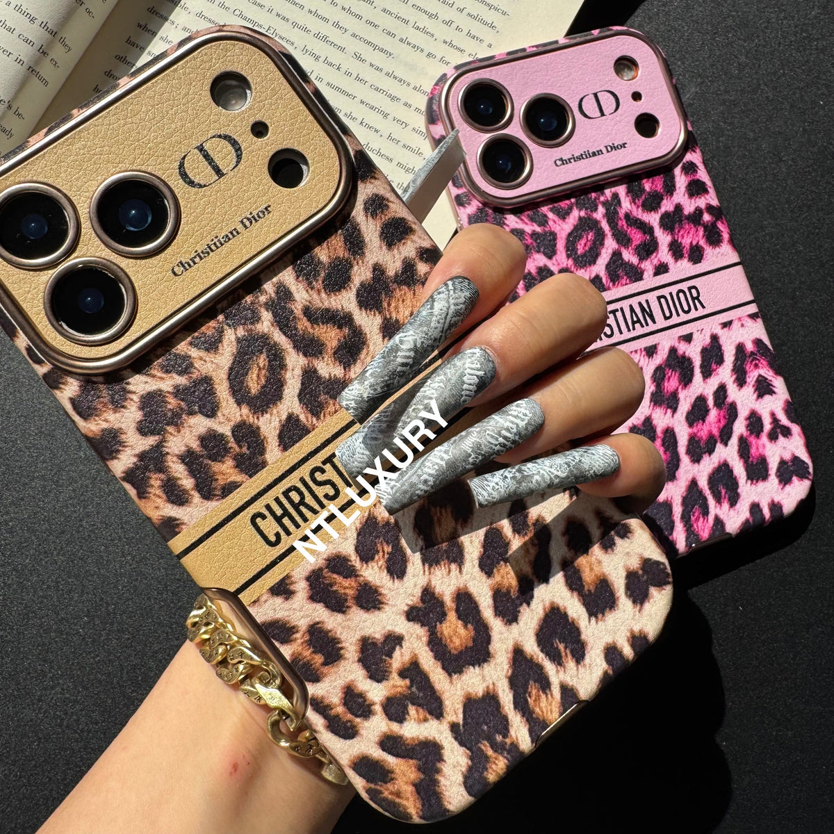 Leopard Design Love Phone Case