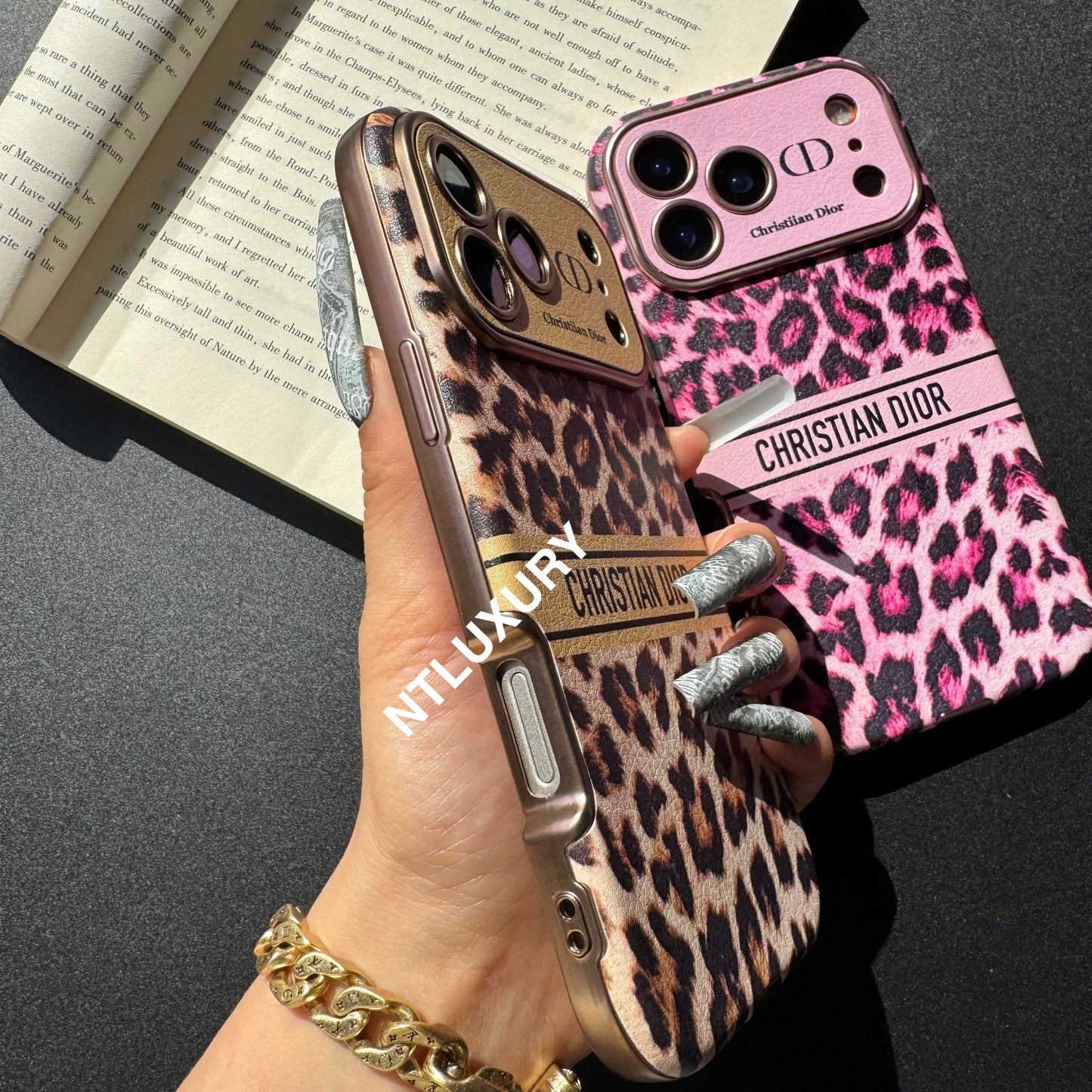 Leopard Design Love Phone Case