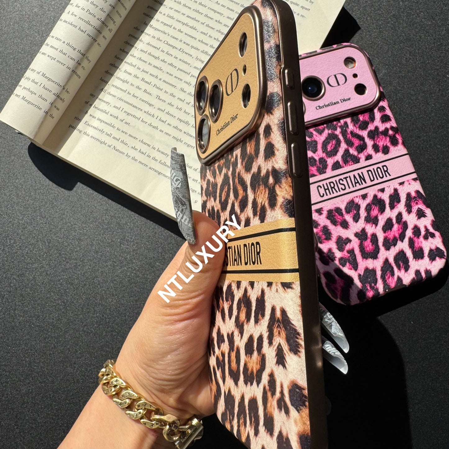 Leopard Design Love Phone Case
