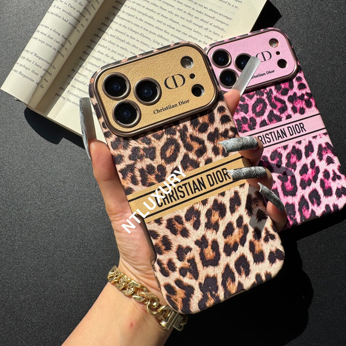 Leopard Design Love Phone Case