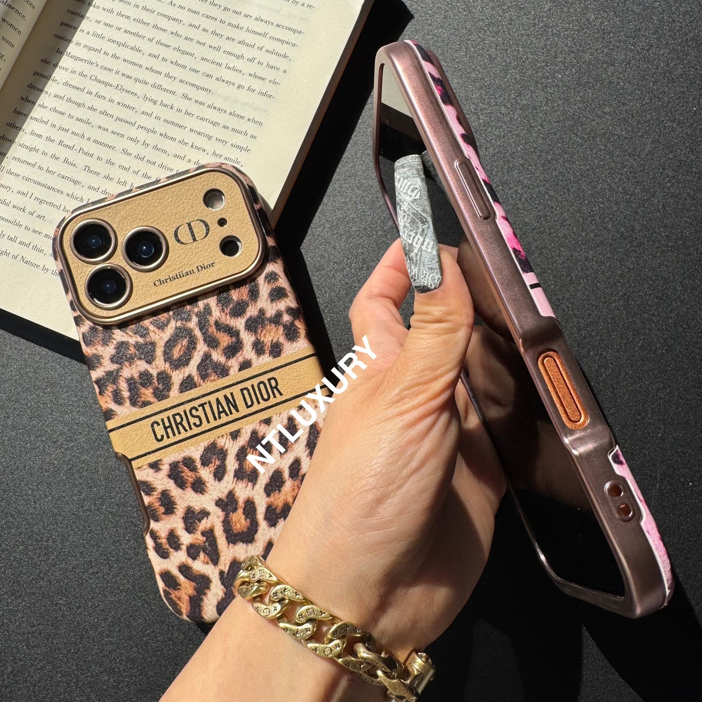 Leopard Design Love Phone Case