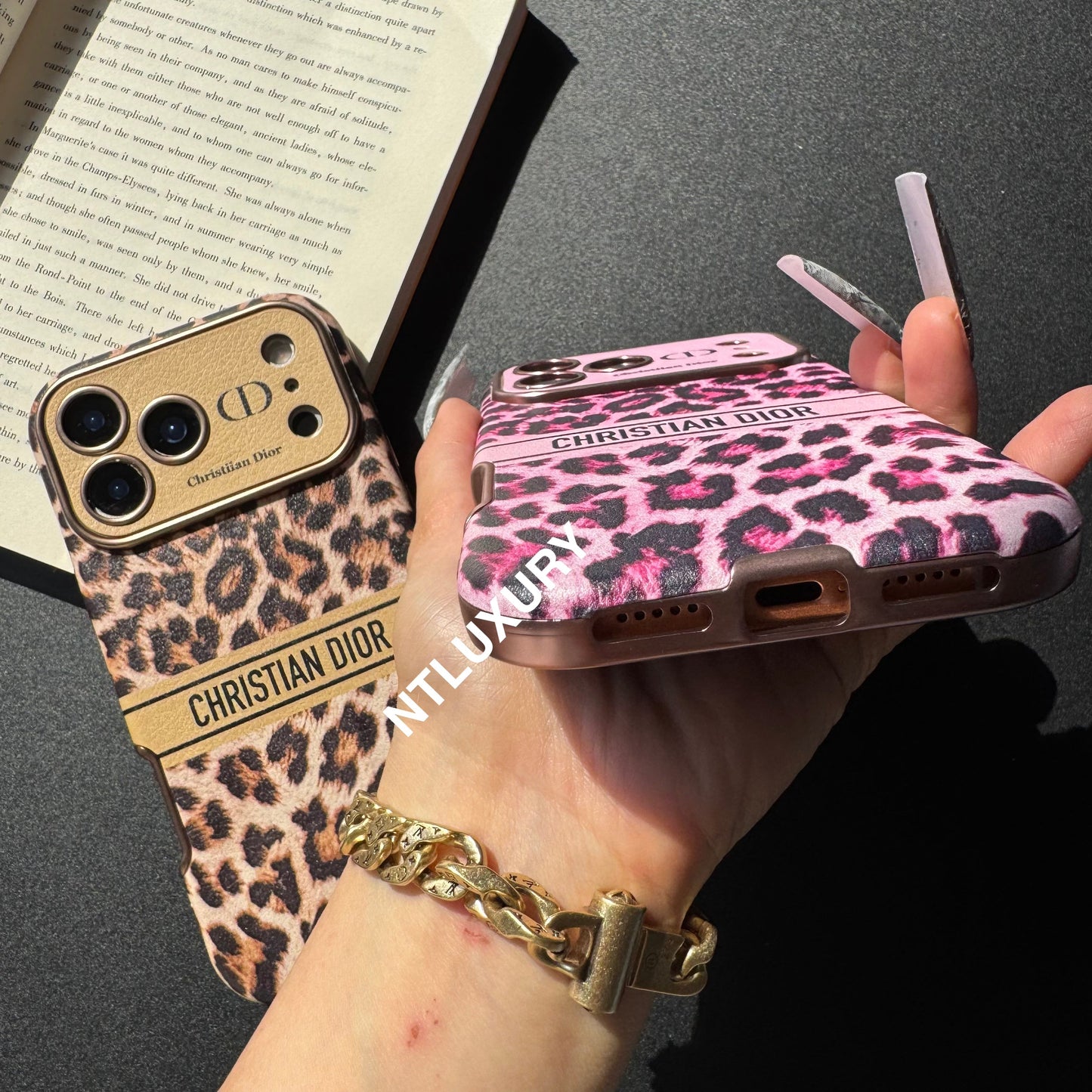 Leopard Design Love Phone Case