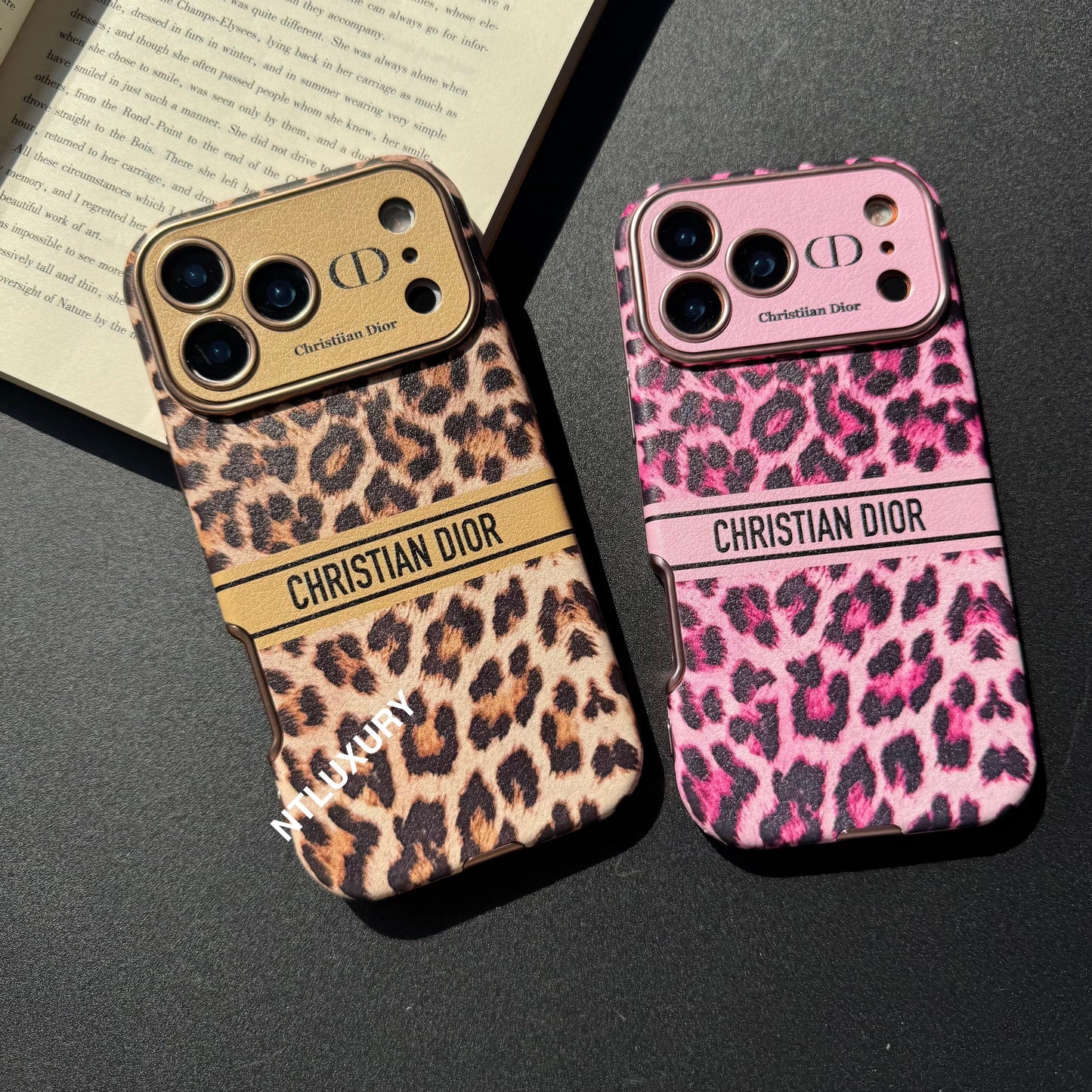 Leopard Design Love Phone Case